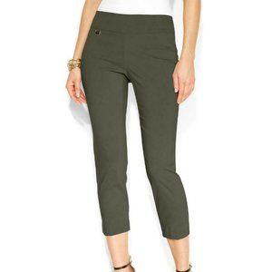Alfani Tummy-Control Pull-On Capri Pants in Urban